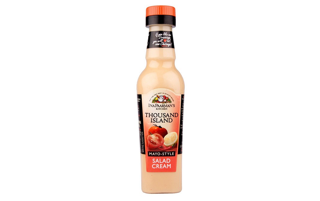Ina Paarman's Thousand Island Mayo-Style Salad Cream   Glass Bottle  300 millilitre